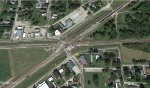 Odin Il. Illinois Central CSX Diamond Aerial